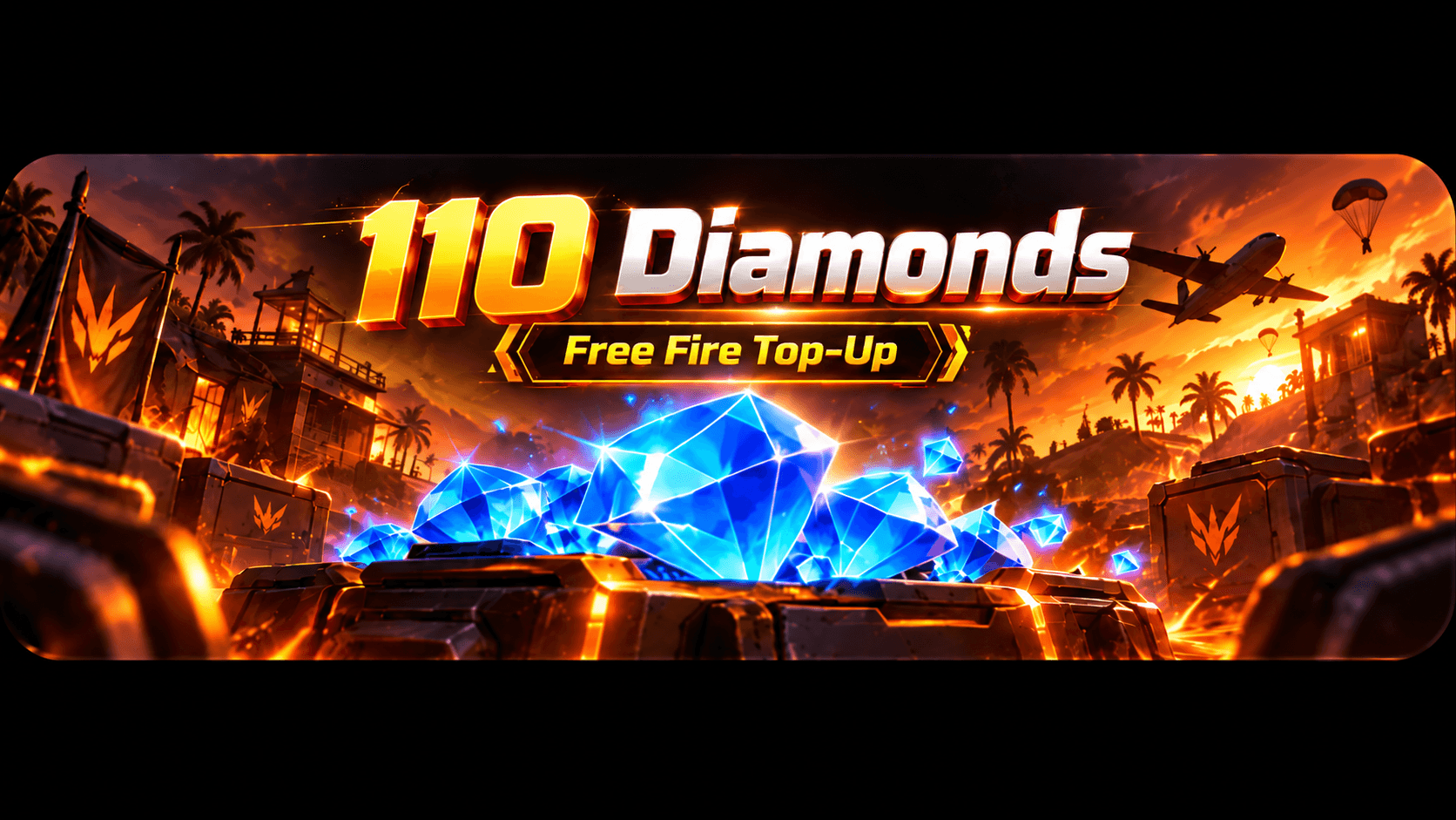 110 Diamonds banner