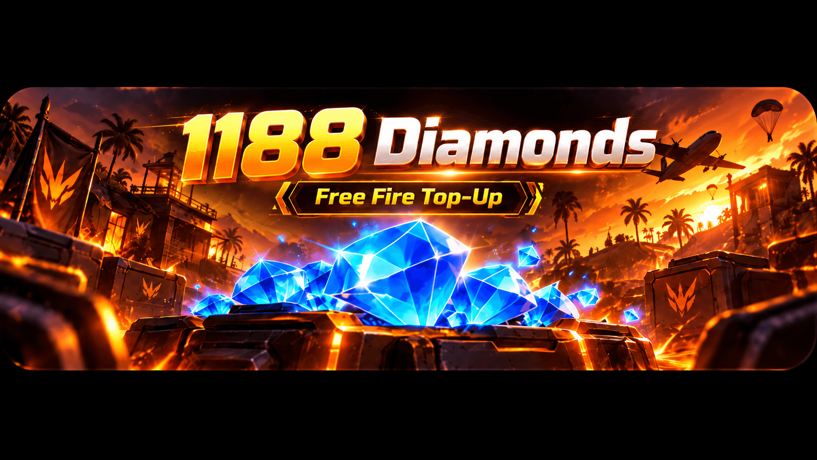 1,188 Diamonds banner